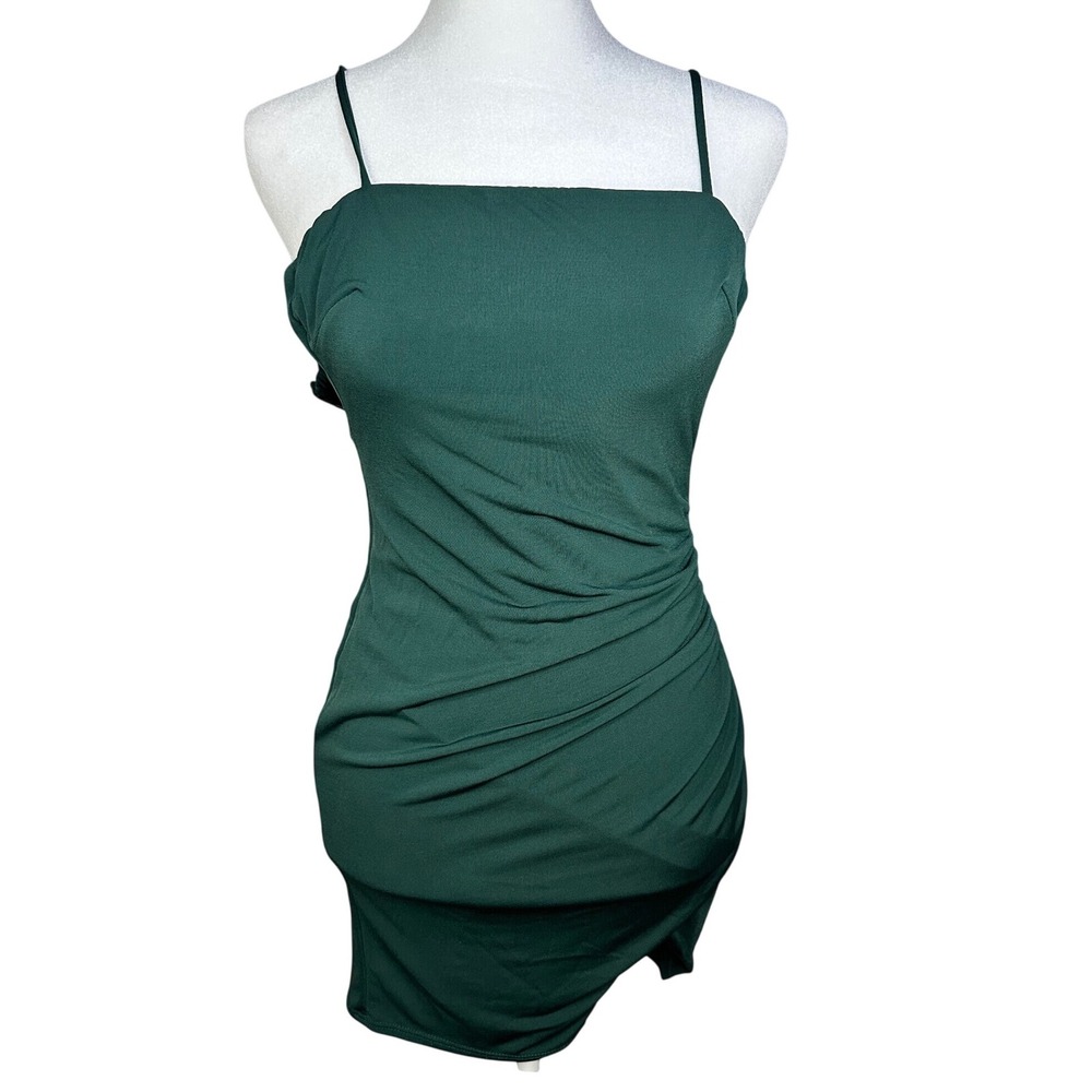 B. Darlin Junior/Women Forest Green Mini Cocktail Dress Size 3/4